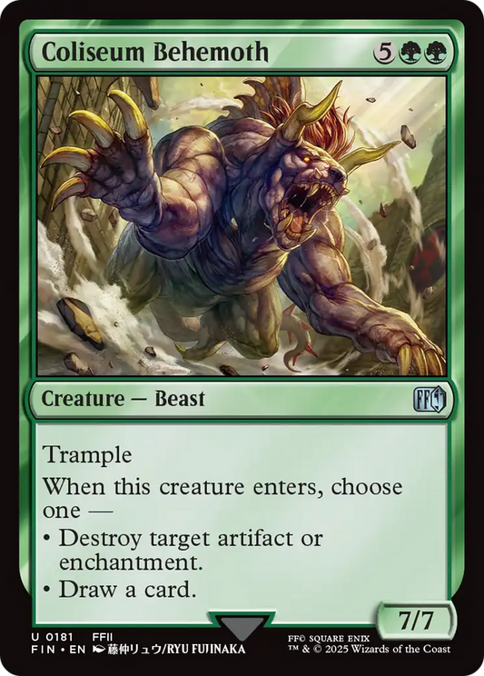 Coliseum Behemoth (FIN-181) - [FINAL FANTASY]