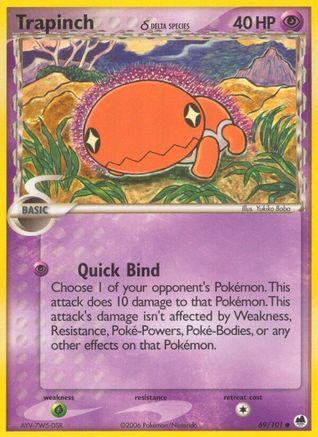 Trapinch - 069/101 (Delta Species) 69/101 - [Dragon Frontiers]