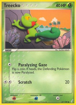 Treecko 67/100 - [Crystal Guardians]