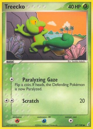 Treecko (67/100) [EX : Gardiens de Cristal] 