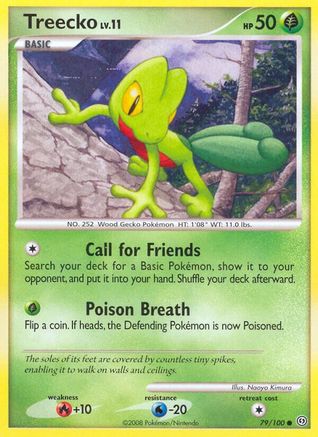 Treecko (79/100) [Diamant &amp; Perle : Stormfront] 
