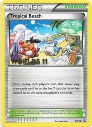 Tropical Beach - BW28 (Worlds 11)/101 - [Black and White Promos]