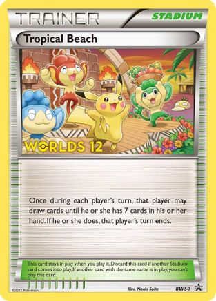Tropical Beach - BW50 (Worlds 12)/101 - [Black and White Promos]