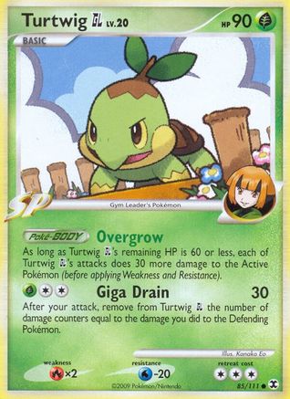 Turtwig GL (85/111) [Platine : Rivals montants] 