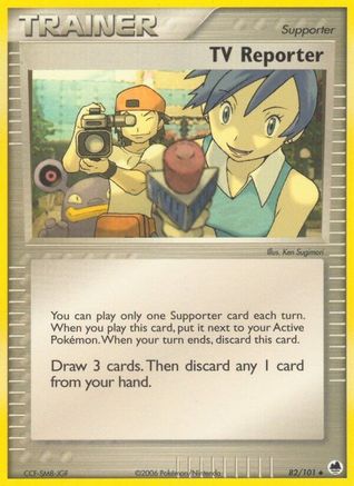 TV Reporter 82/101 - [Dragon Frontiers] Reverse Holofoil