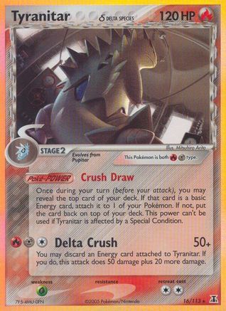 Tyranitar (Delta Species) 16/113 - [Delta Species] Holofoil