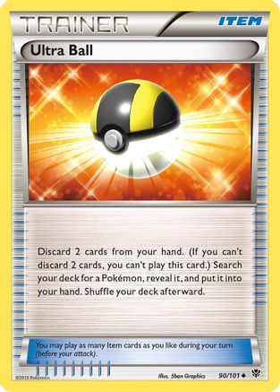 Ultra Ball (90/101) [Noir et blanc : explosion de plasma] 