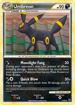 Umbreon (10/90) [HeartGold &amp; SoulSilver : Intrépide] 