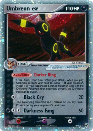 Umbreon ex (112/115) [EX : Forces invisibles] 