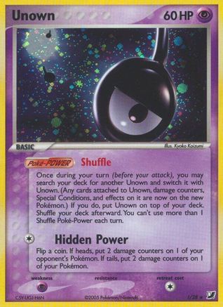 Unown (!)/115 - [Unseen Forces] Holofoil