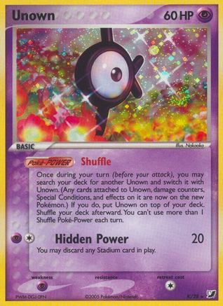 Unown (K)/115 - [Unseen Forces] Holofoil