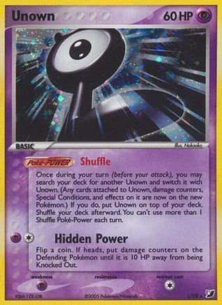 Unown (L)/115 - [Unseen Forces] Holofoil