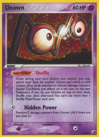 Unown (N)/115 - [Unseen Forces] Holofoil