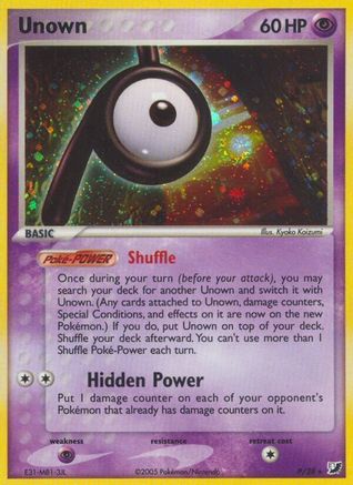 Unown (P)/115 - [Unseen Forces] Holofoil