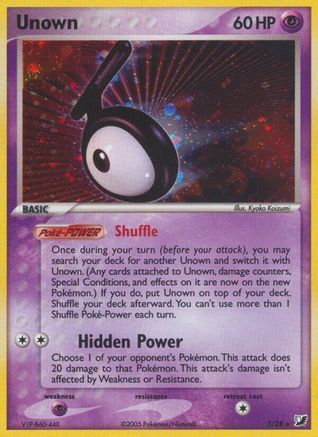 Unown (T)/115 - [Unseen Forces] Holofoil