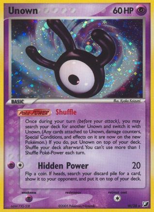 Unown (W)/115 - [Unseen Forces] Holofoil