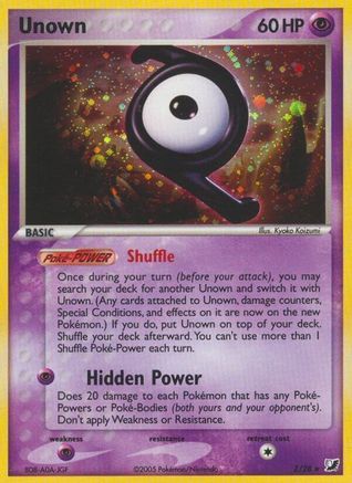 Unown (Z)/115 - [Unseen Forces] Holofoil