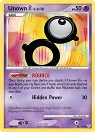 Unown [B] 66/130 - [Diamond and Pearl]
