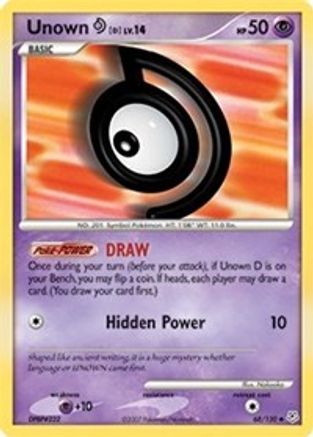 Unown [D] 68/130 - [Diamond and Pearl]