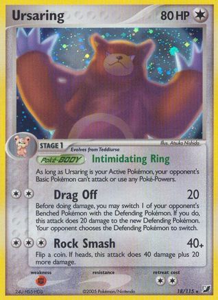 Ursaring/115 - [Unseen Forces] Reverse Holofoil