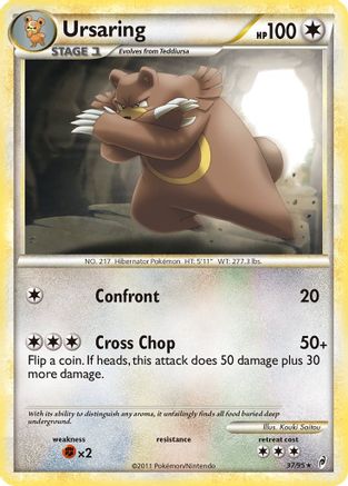 Ursaring (37/95) [HeartGold &amp; SoulSilver : Appel des Légendes] 