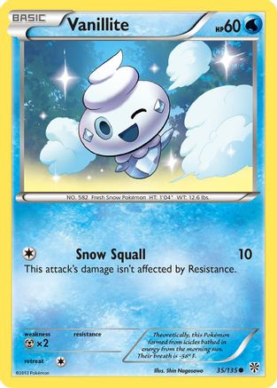 Vanillite (35/135) [Noir et Blanc : Tempête Plasma] 