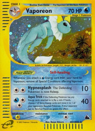 Vaporeon (H31/H32) [Skyridge] 