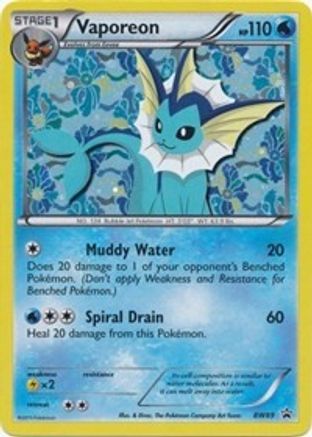 Vaporeon (BW89) [Black & White: Black Star Promos]