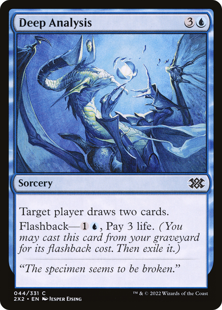 Deep Analysis (2X2-044) - [Double Masters 2022] Foil