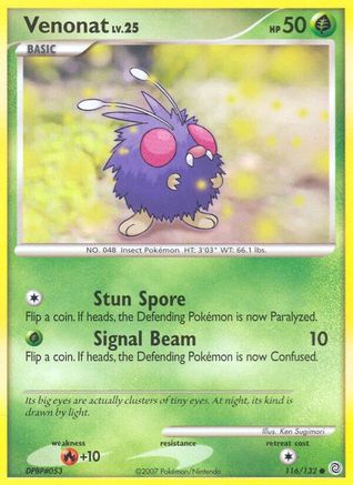 Venonat (116/132) [Diamant &amp; Perle : Merveilles Secrètes] 