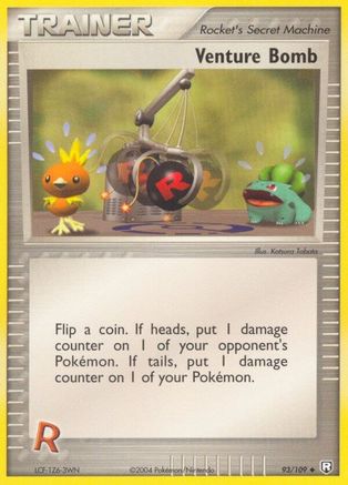 Venture Bomb (93/109) (Estampillé) [EX : Team Rocket Returns] 