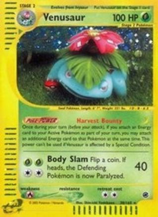 Venusaur (30/165) [Expédition : Ensemble de base] 