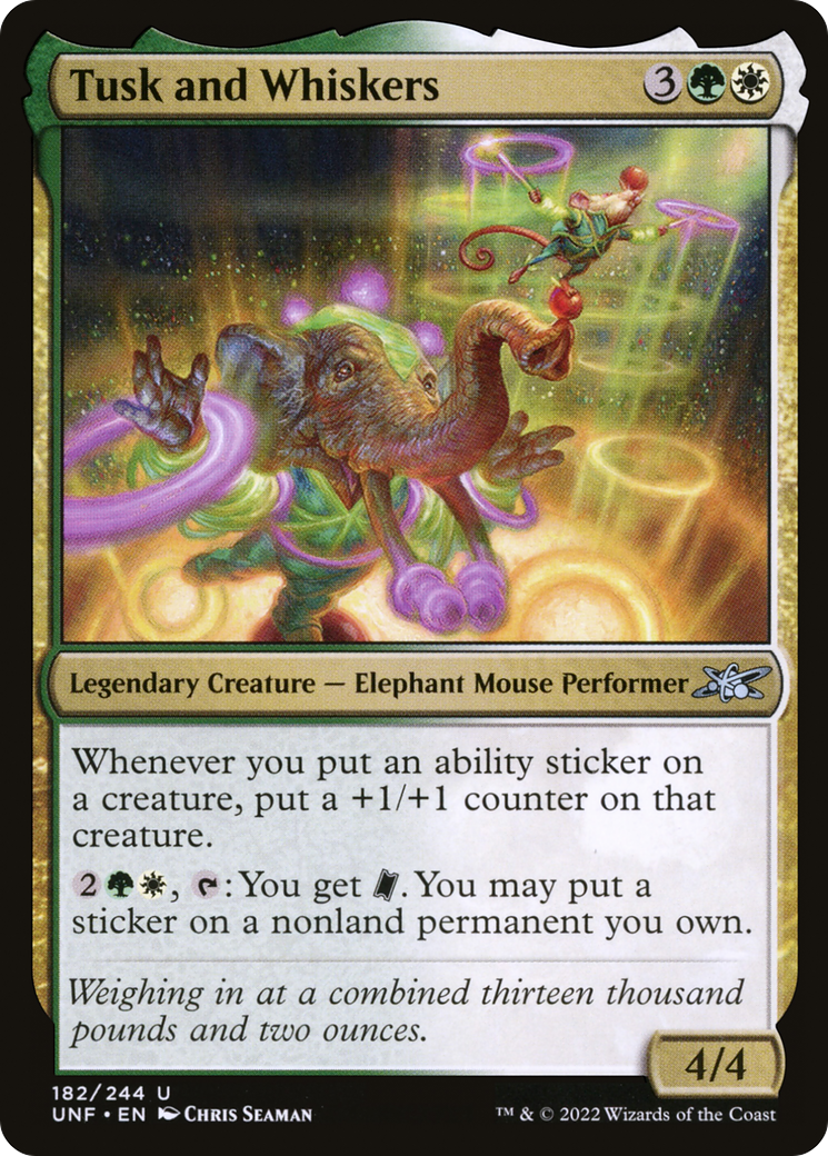 Tusk and Whiskers (UNF-182) - [Unfinity] Foil