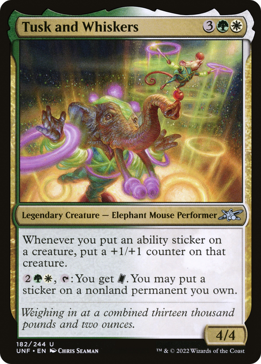 Tusk and Whiskers (UNF-182) - [Unfinity] Foil