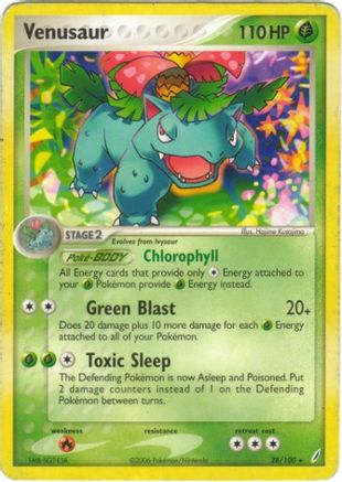 Venusaur 28/100 - [Crystal Guardians]