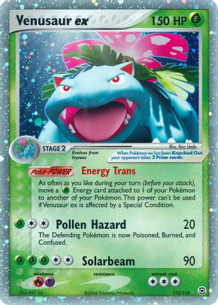 Venusaur ex (112/112) [EX : Rouge Feu et Vert Feuille] 