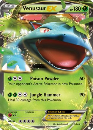 Venusaur EX (1/146) [XY : Ensemble de base] 