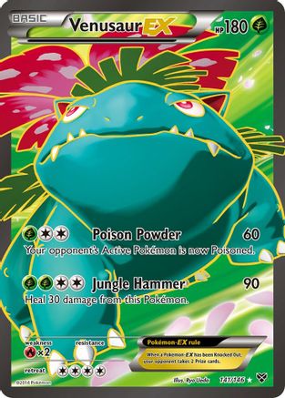 Venusaur EX (141 Full Art) 141/146 - [XY Base Set] Holofoil