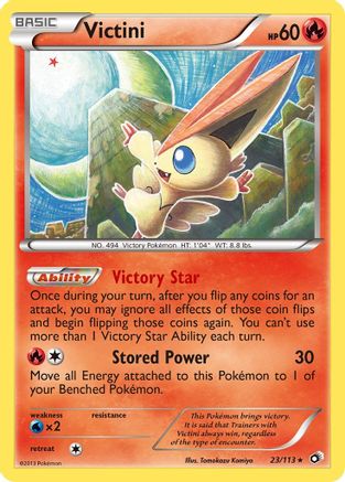 Victini (23/113) [Noir et blanc : trésors légendaires] 