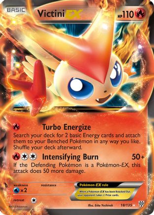 Victini EX (18/135) [Noir et Blanc : Tempête Plasma] 