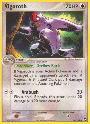 Vigoroth/108 - [Power Keepers] Reverse Holofoil