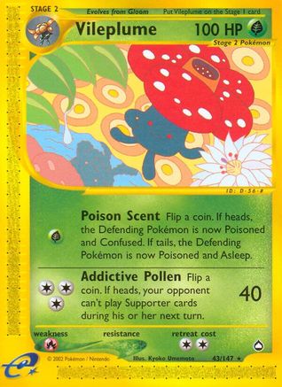 Vileplume (43/147) [Aquapolis] 