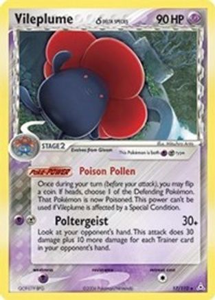Vileplume (Delta Species) 17/110 - [Holon Phantoms] Reverse Holofoil