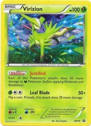 Virizion (BW70) [Noir et blanc : promotions Black Star] 
