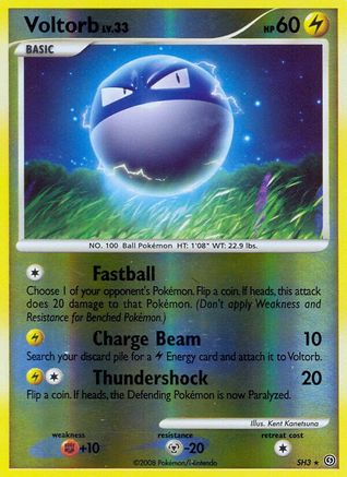 Voltorb (Shiny)/100 - [Stormfront] Reverse Holofoil