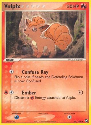 Vulpix 69/108 - [Power Keepers] Reverse Holofoil