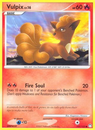 Vulpix 107/123 - [Mysterious Treasures]