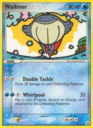 Wailmer 69/92 - [Legend Maker] Reverse Holofoil