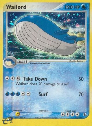 Wailord/109 - [Ruby and Sapphire] Holofoil