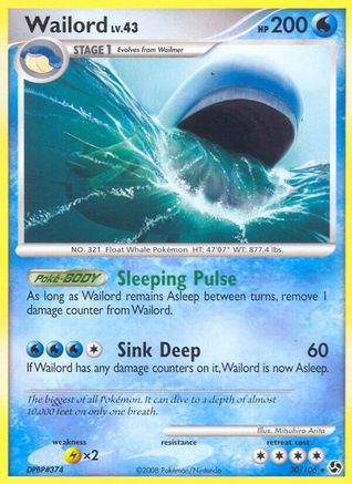 Wailord (30/106) [Diamant &amp; Perle : Grandes Rencontres] 
